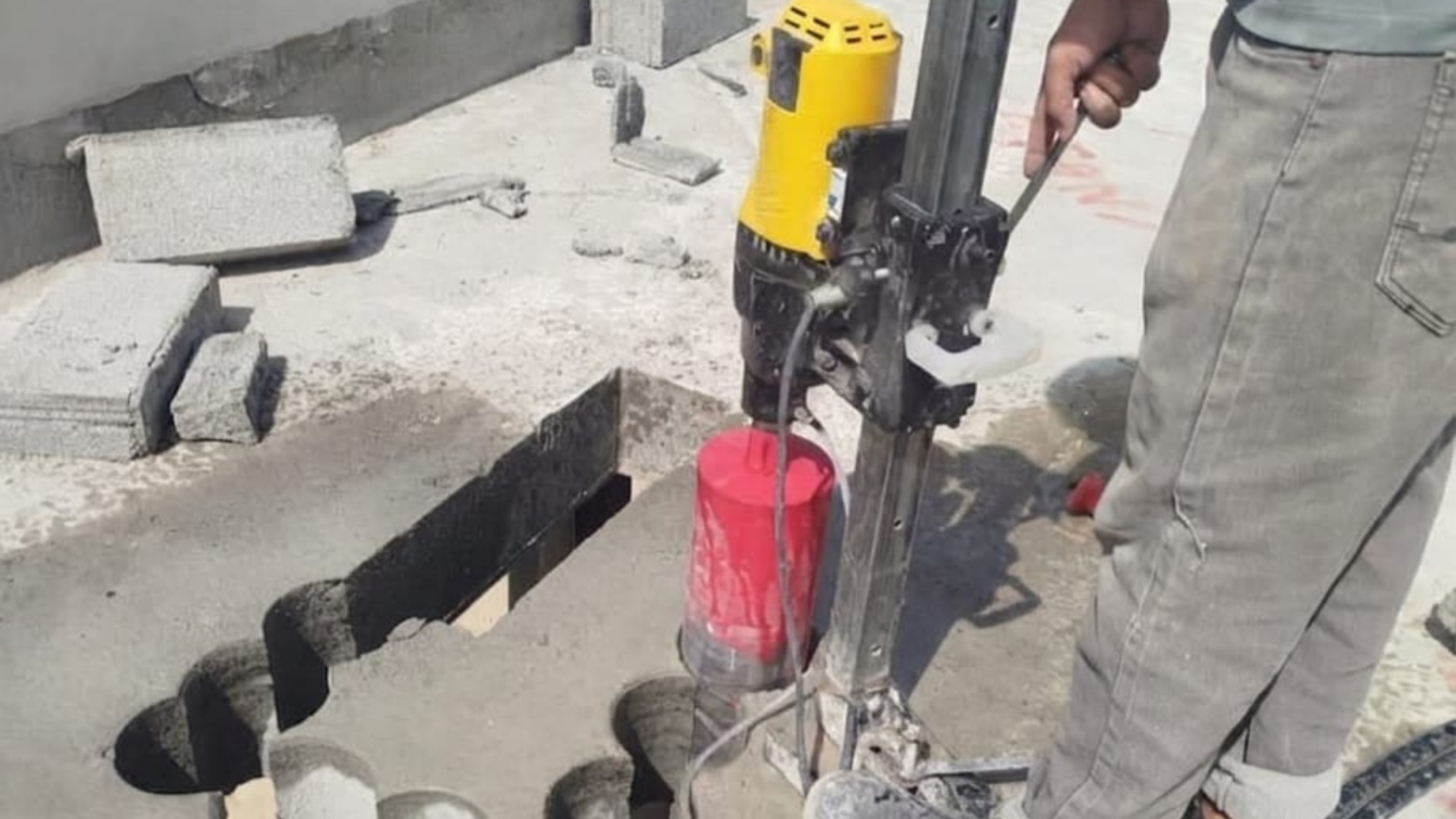 Concrete Slab Core Cutting